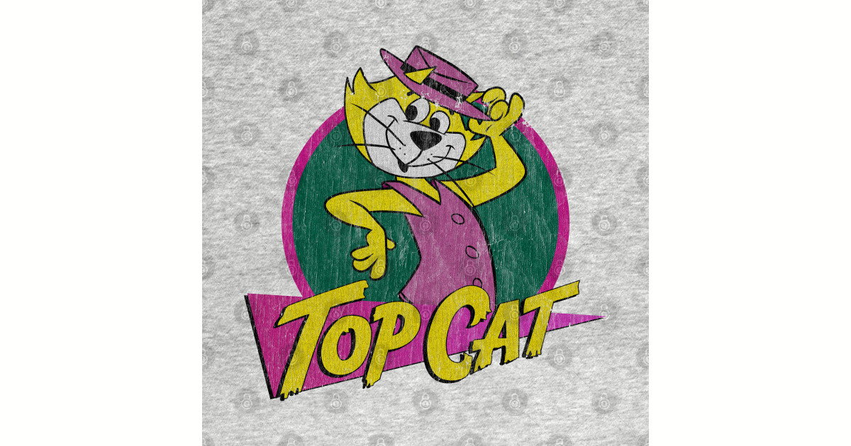 Vintage Top Cat Top Cat Long Sleeve TShirt TeePublic
